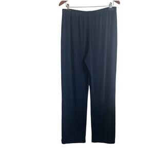 Chicos Travelers Women Pants L‎ Elastic Waist Slinky Stretch Office Vacay Cruise